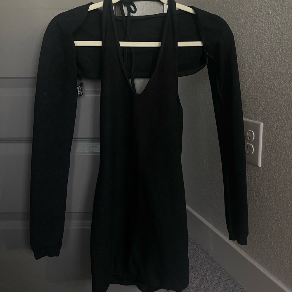 Princess Polly Heavenly Sent Mini Dress Black